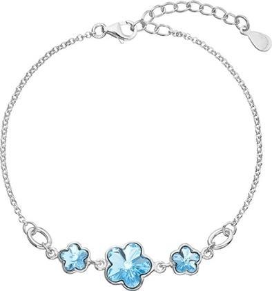 Evolution Group Silver bracelet with Swarovskiue crystals 33112.3 (L)