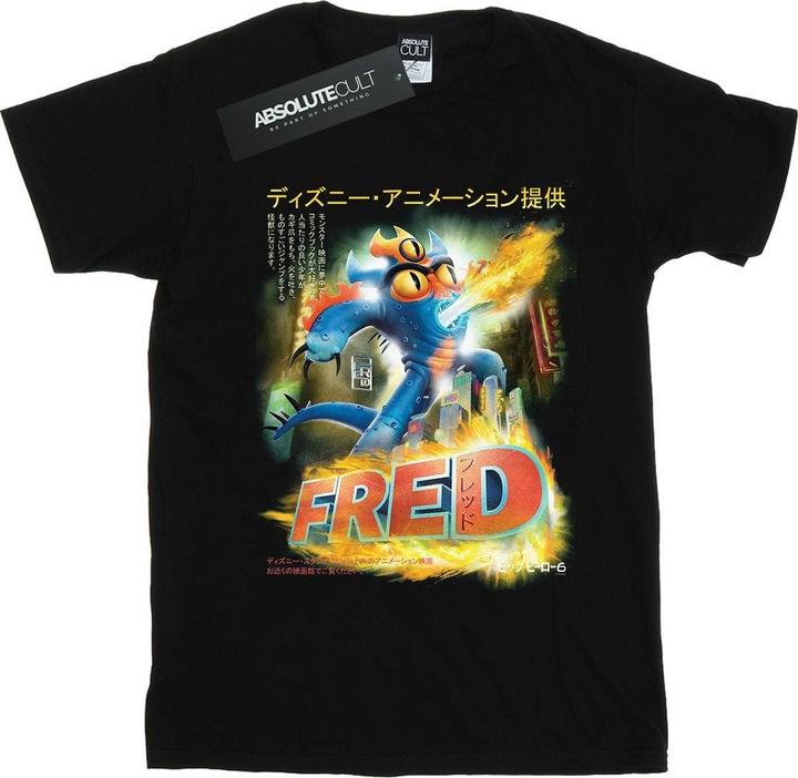 Disney Big Hero 6 Fred Anime Poster TShirt (XXL)