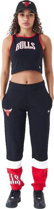 Actual product image New Era Ladies Crop Tank Top Chicago Bulls noir (L)