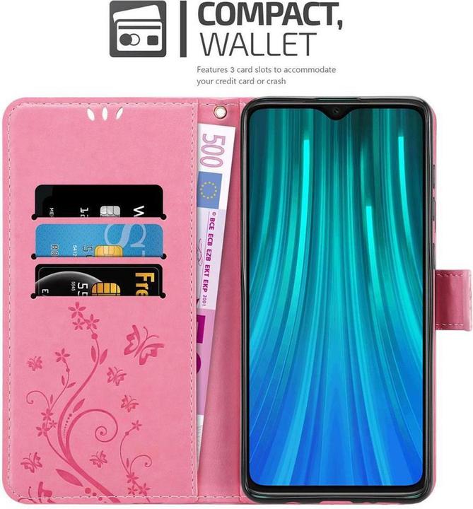 Image du produit Cadorabo Couverture du livre de fleurs (Xiaomi Redmi Note 8 Pro)