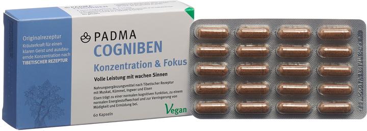 Actual product image Padma COGNIBEN Caps (60 Piece, Capsules, 52 g)