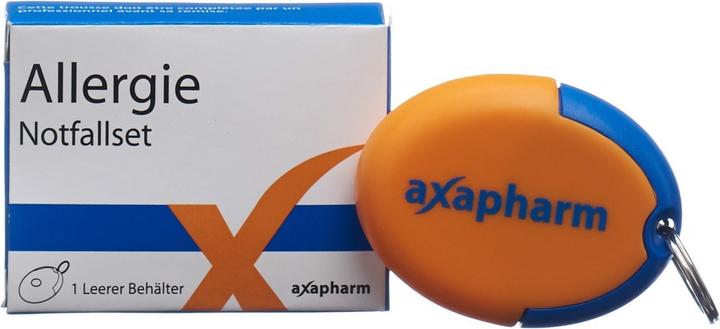 Actual product image Axapharm Allergy emergency kit empty