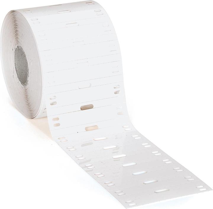 Image du produit Brady BPT-6010-7598-WT, polyester, blanc, brillant, 60.00 x 10.00 mm, non adhésif, pour BBP11 et B