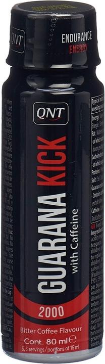 Actual product image QNT Guarana Kick 2000 Shot Guarana+Caffeine (1 x)