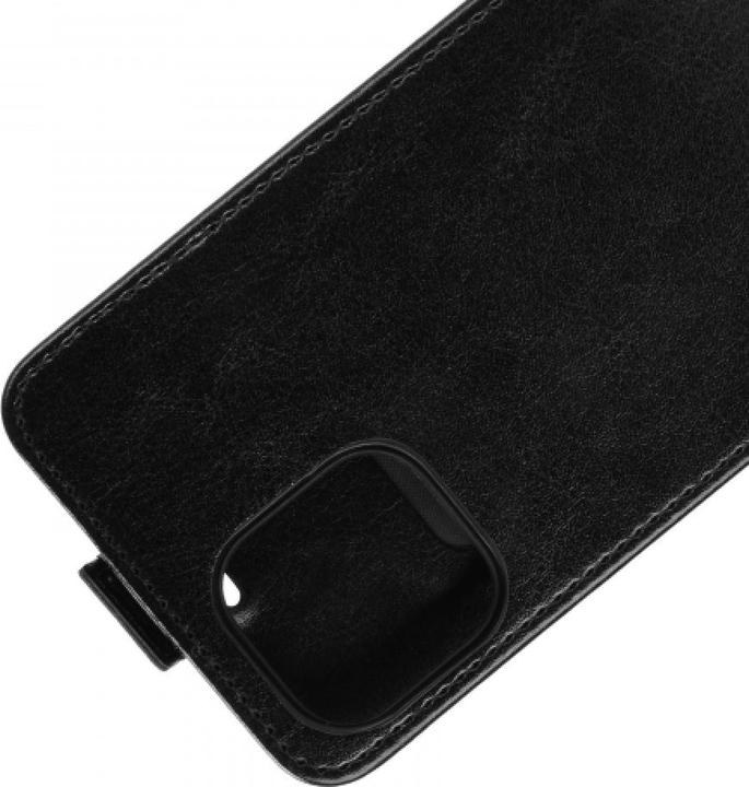 Produktbild Screenguard iPhone 12 Pro Max Leder Hülle Ledertasche aufklappbar unten (Apple iPhone 12 Pro Max)