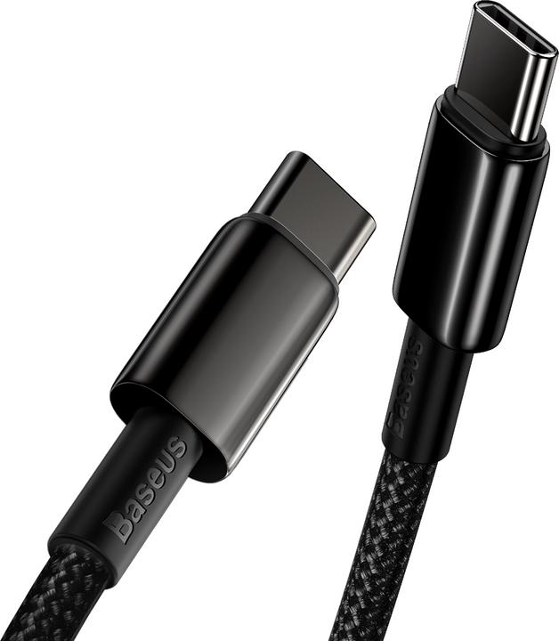 Actual product image Baseus USB C – USB C (1 m, USB 2.0, 100 W)