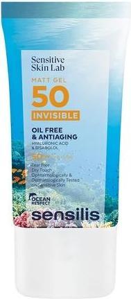 Actual product image Sensilis Matt Gel Invisible Oil Free Anhydrous SPF50+ 200ml (Sun cream face, SPF 50, 200 ml, 0.20 g)