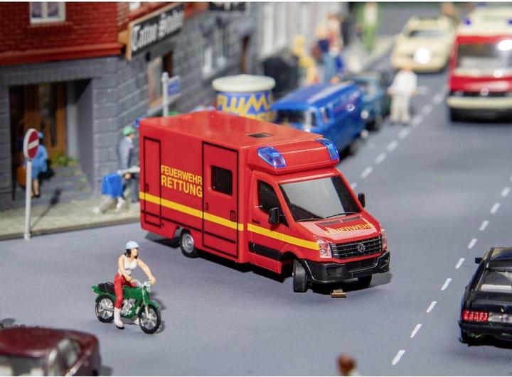 Actual product image Faller VW Crafter fire department rescue (HERPA)