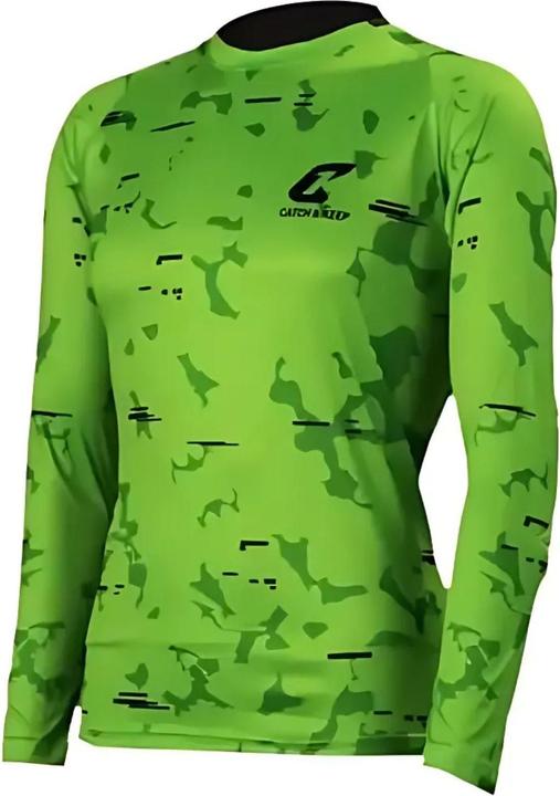 Actual product image Catch & Keep Trikot Green Camou Protection Torwarttrikot Gr. 140 Fussball Shirt (140)