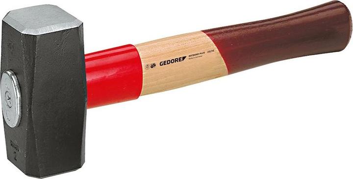 Actual product image Gedore 620 E-1500 Sledgehammer ROTBAND-PLUS with ash handle, 1500 g (1820 g)