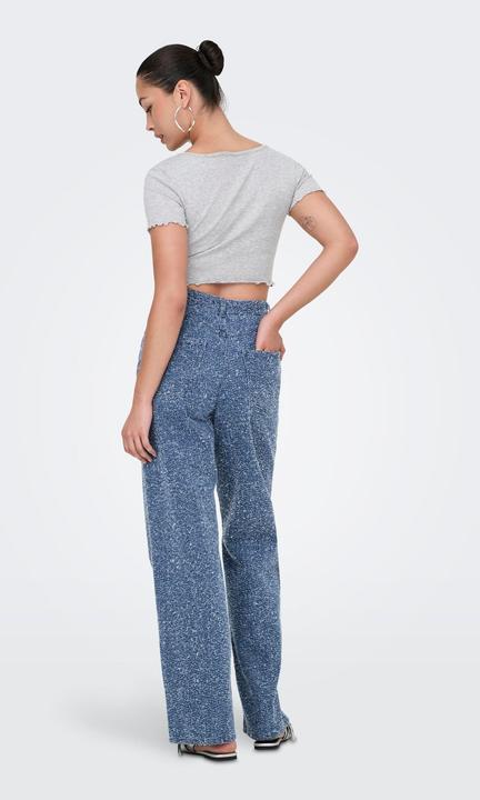 Immagine prodotto Only ONLAMAYA Hohe Taille Weiter Beinschnitt Jeans Jeans mit weitem Bein (W26/L32)