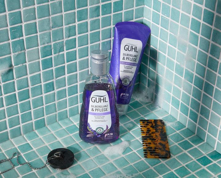 Actual product image Guhl Silberglanz & Pflege Shampoo (250 ml, Liquid shampoo)