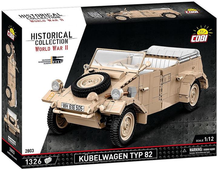 Produktbild Cobi H.C. WWII Kübelwagen Typ 82 1:12 - 1290T