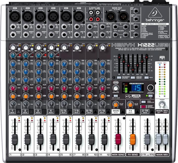Productafbeelding Behringer Xenyx X1222usb (Studio en live mixer)