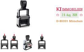Actual product image Trodat Text and date stamp