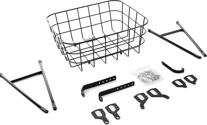 Actual product image Pelago Rasket Luggage Carrier Basket, Silver (Silver)