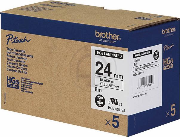 Produktbild Brother P-Touch (2.40 cm, Schwarz)