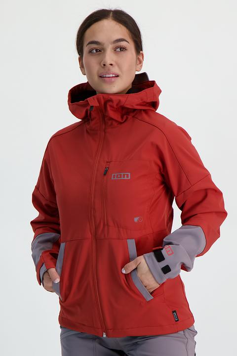Produktbild ION Bike Jacket Shelter 2L Softshell women - spicy-red (36, S)