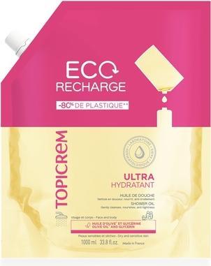 Topicrem Recharge Ultra Hydrating Shower Oil With Olive Oil And Glycerin - 1000 Ml (1000 ml)