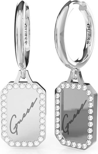 Guess Crystal Tag Ohrringe (Edelstahl)