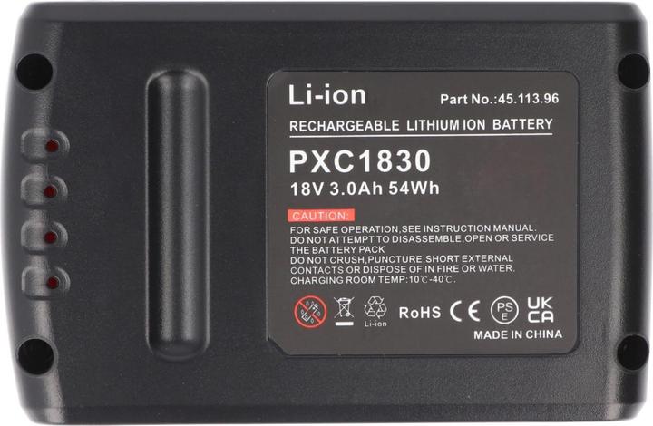 Produktbild AccuCell ​Nachbau Akku als Ersatz- oder Zweitakku für den Einhell Akku ​Power X-Change 18V, 3000mAh, PXC1830 (18 V)