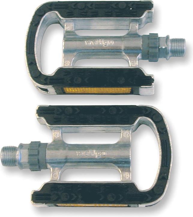Wellgo Pedals ATB LU-T3 9/16" aluminium silver-black