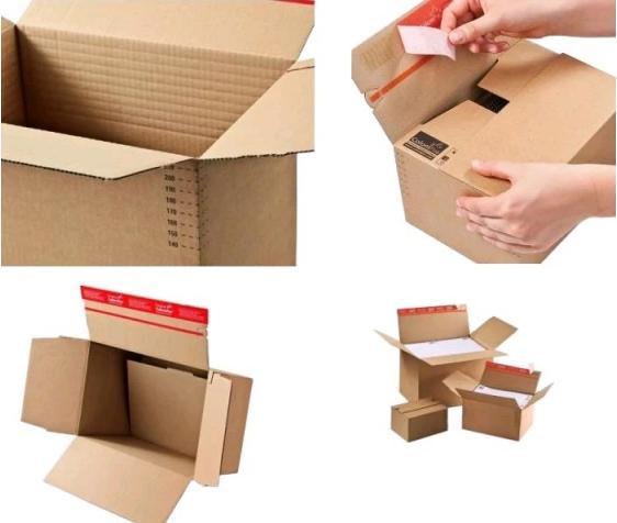 Actual product image Colompac Box lightning bottom brown (30.5 x 21.5 cm, 1 x)