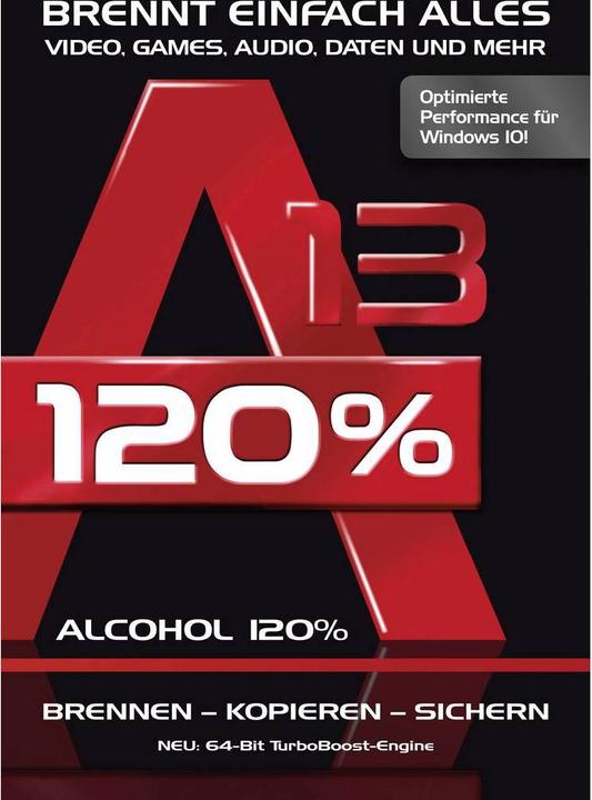 Produktbild Alcohol Soft Alcohol 120% Version 13 (1 User, unbegrenzt)