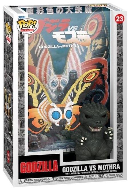 Actual product image Funko Godzilla 70th Anniversary POP! movie poster & figure Godzilla vs Mothra 9 cm