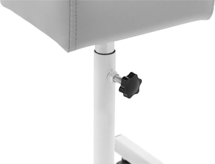 Produktbild Physa Beinstütze Fusspflege Fussstütze Beinauflage Hocker 24 x 22 cm grau bis 80 kg (24 x 22 cm)