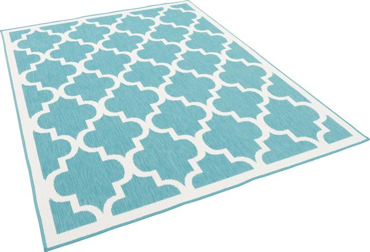 Pergamon In- und Outdoor Teppich Beidseitig Cape Cod Fliesenoptik