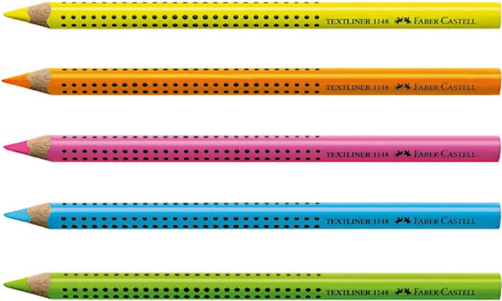 Produktbild Faber-Castell Textliner Jumbo Grip (Blau, 5.40 mm, 1 x)