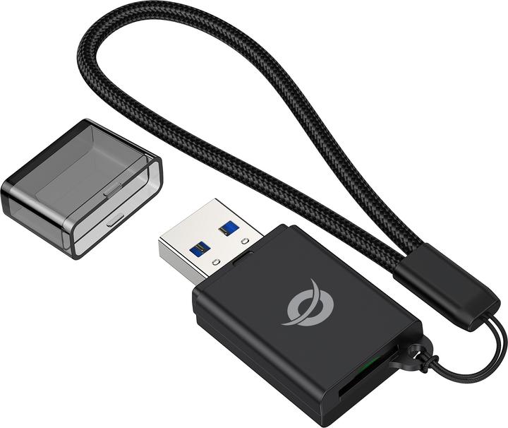 Produktbild Conceptronic Card Reader USB-A -> Micro SD/TF 3.0 schwarz (USB-C 3.2 Gen 1)