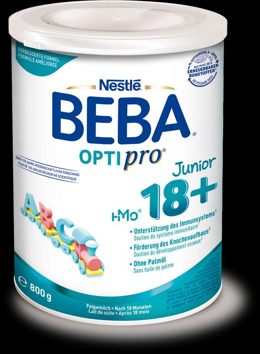 Image du produit Beba OPTIPRO Junior 18+ Grandir au lait - Après 18 mois (800 g, à partir de 18 m.)