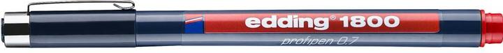 Image du produit Edding Profipen 1800 machine à étirer les fibres (Rouge, 1 x)