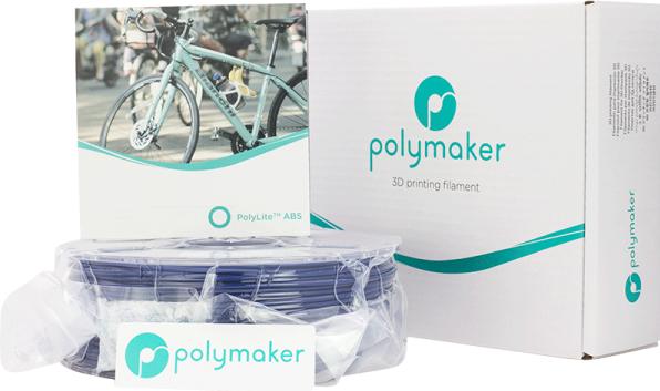 Produktbild Polymaker PolyLite ABS - Blue - 2.85mm (ABS, 2.85 mm, 1000 g, Blau)