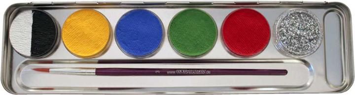 Eulenspiegel 6er Kombi Metall-Palette - Malkasten