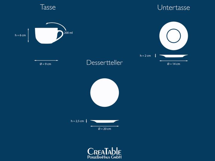 Image du produit CreaTable Hirsch (18 pièce(s))