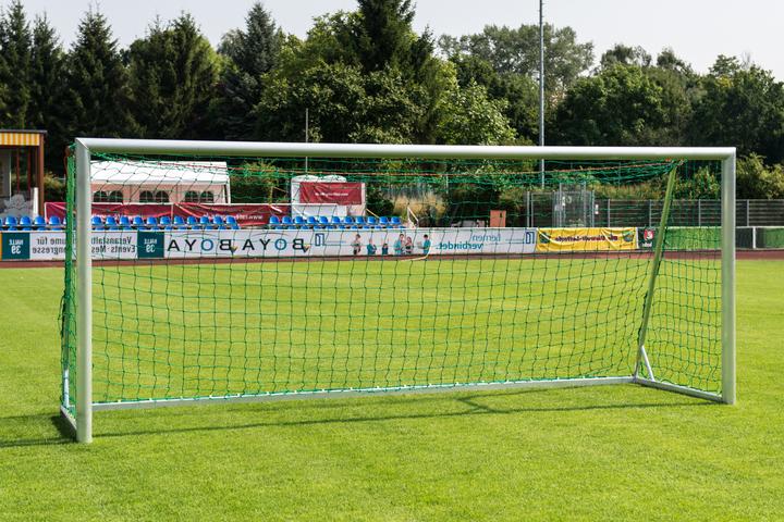 Produktbild Sport-Thieme Kleinfeld-Fussballtor mit Netzbefestigung SimplyFix, frei stehend, vollverschweisst