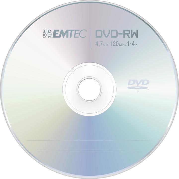 Actual product image Emtec DVD - RW 1 - 4x, 10 (10 x)