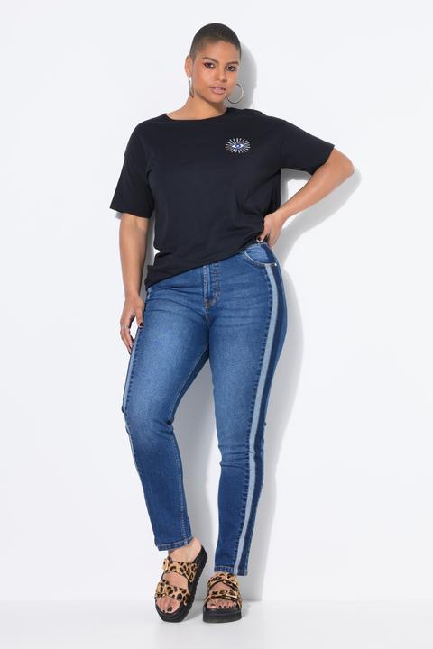 Produktbild Studio Untold Mom-Jeans, doppelter Seitenstreifen, 5-Pocket (58)