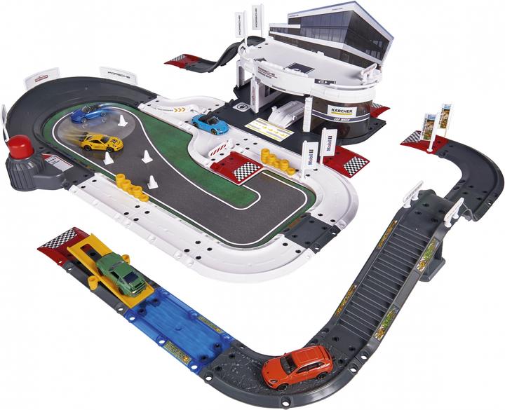 Immagine prodotto Majorette Porsche Exprerience Center con veicoli