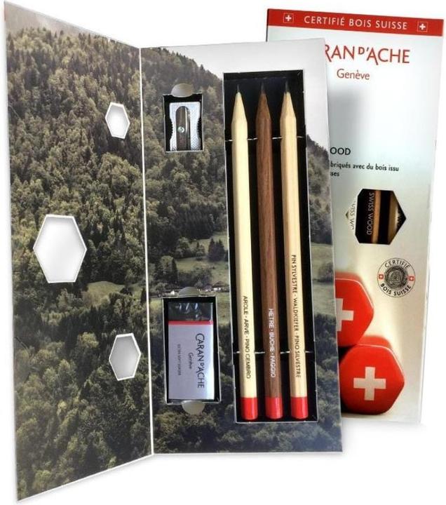 Immagine prodotto Caran d'Ache Swiss Wood Geschenkset (HB, 3 x)