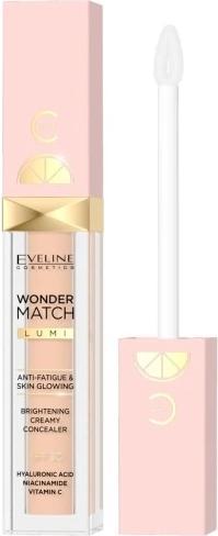 Eveline Wonder Match Lumi Brightening Creamy Concealer Spf20 Illuminating Concealer Under The Eyes