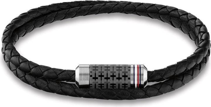 Immagine prodotto Tommy Hilfiger Bracciale intrecciato Tube Double Wrap (Cuoio)