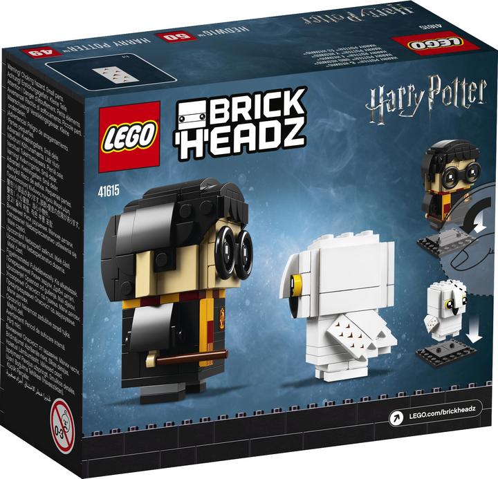 Produktbild LEGO Harry Potter und Hedwig (41615, LEGO Brickheadz)