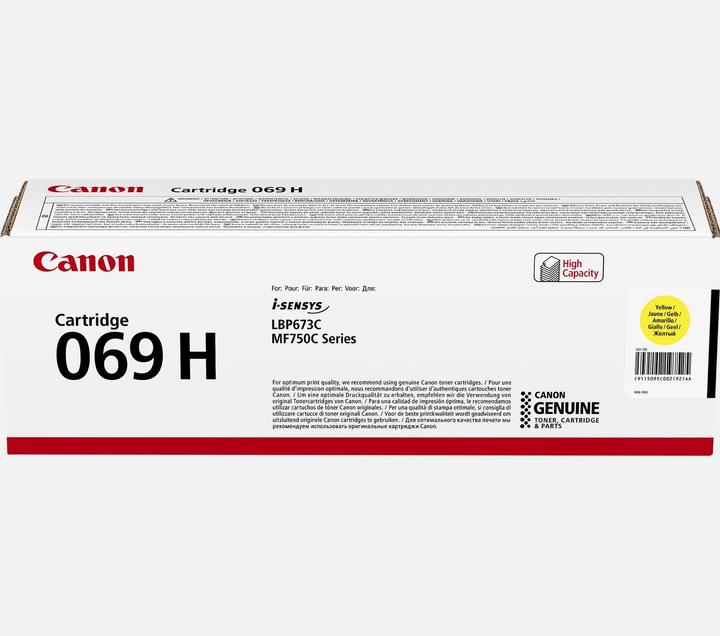 Image du produit Canon 069H (Y)