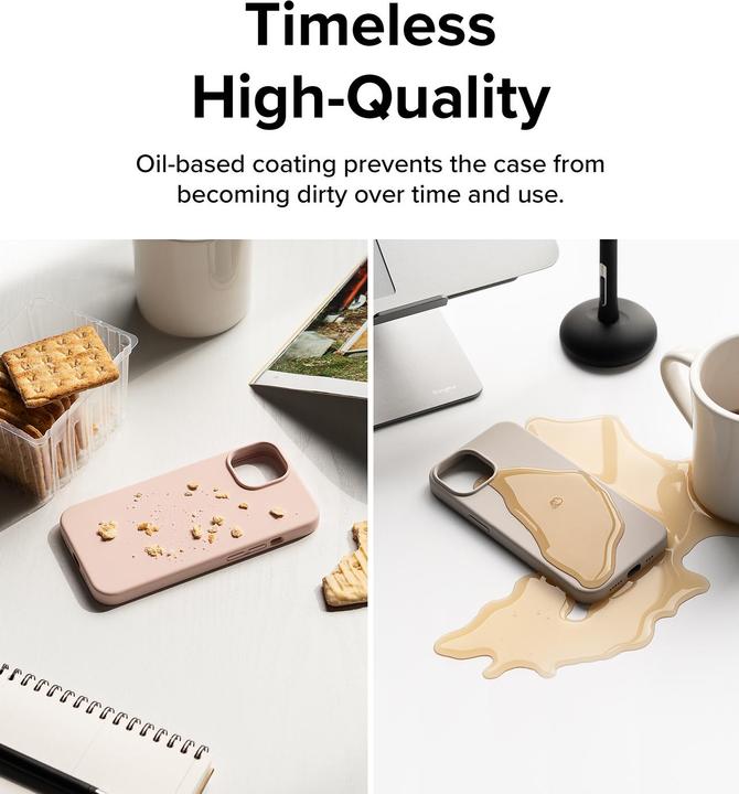 Actual product image Ringke Silicone Case for iPhone 14 Pro Max Silicone Cover Black (SI004E55) (Apple iPhone 14 Pro Max)