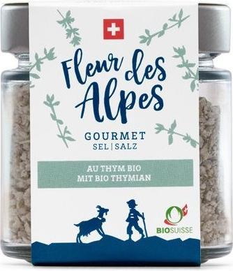 Image du produit Sel des Alpes Fleur des Alpes Gourmet Salz mit Schweizer Biothymian (130 g)