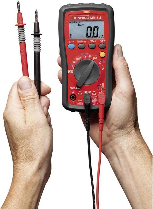Immagine prodotto Benning Multimetro portatile digitale MM 5-2 (CAT III 600V, CAT IV 300V)